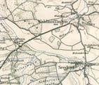 Heiligenbronn, Waldmssingen und Seedorf. Ausschnitt aus einer Karte von 1908 (Mastab 1:50000)