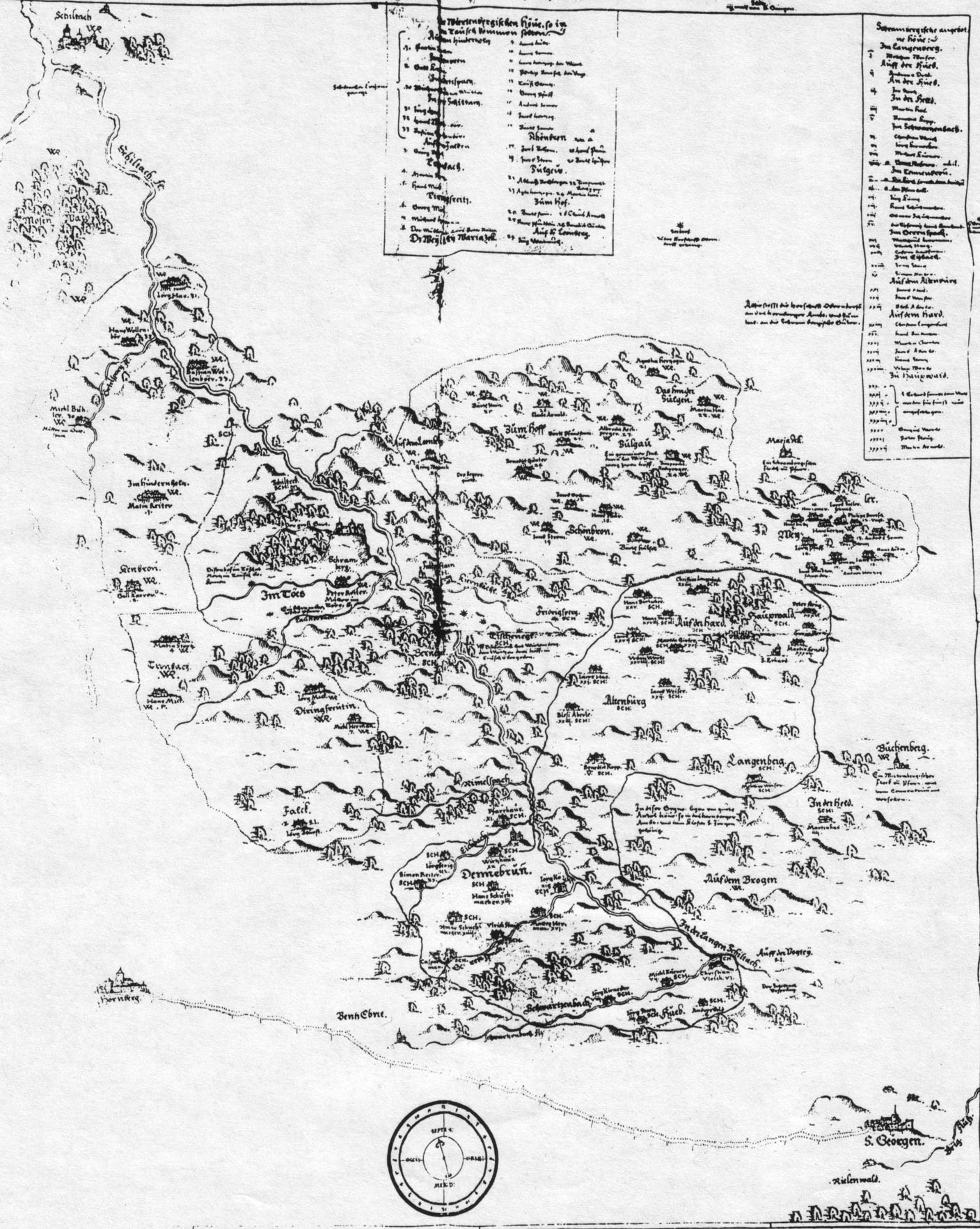 Die Hoftauschkarte von 1583/84