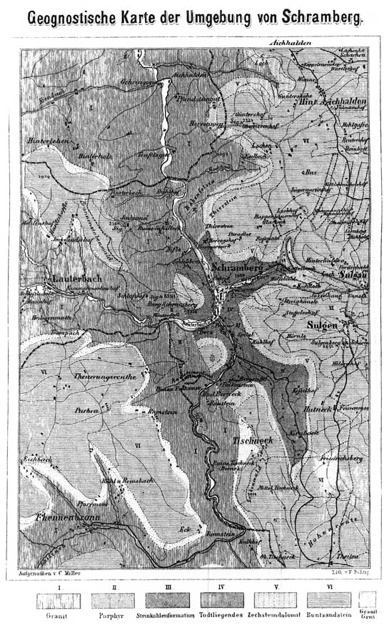 Die geologischen Verhltnisse in und um Schramberg